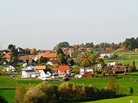 Dorf Brünisried